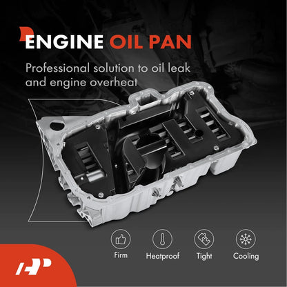 Engine Oil Pan for Volkswagen Passat CC (2006–2010) 03H103601J, 264-394