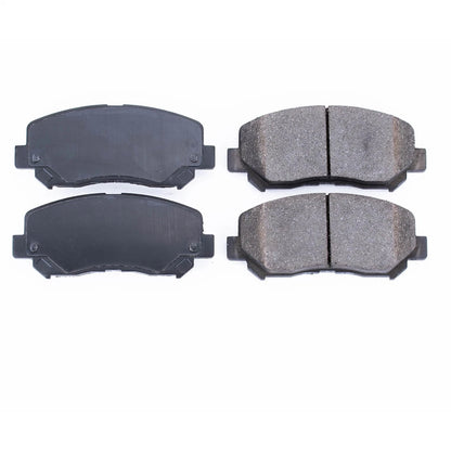 2X Powerstop Brake Pad Set Front for Chrysler 200 Dodge Dart (2013–2017) - 16-1640, SSCP1640, EHT1640H, TPC1640