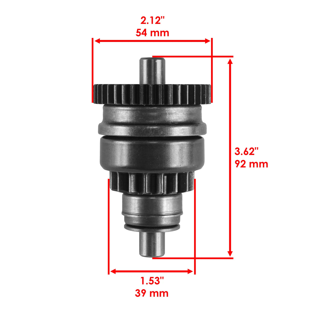 Starter Drive & Relay Solenoid for Polaris Trail Blazer 250 (1990–2003) 18331AA2033, 3085393, 3084403, 3083646