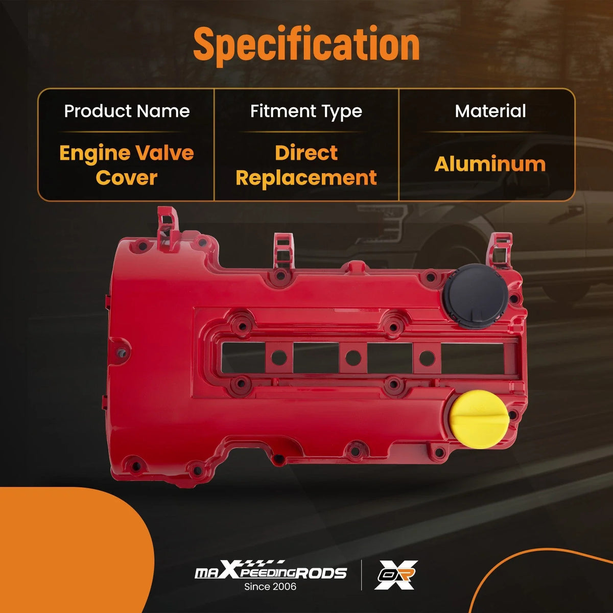Aluminum Valve Cover Set for Chevy Cruze Volt Sonic (2011–2019) 1.4L