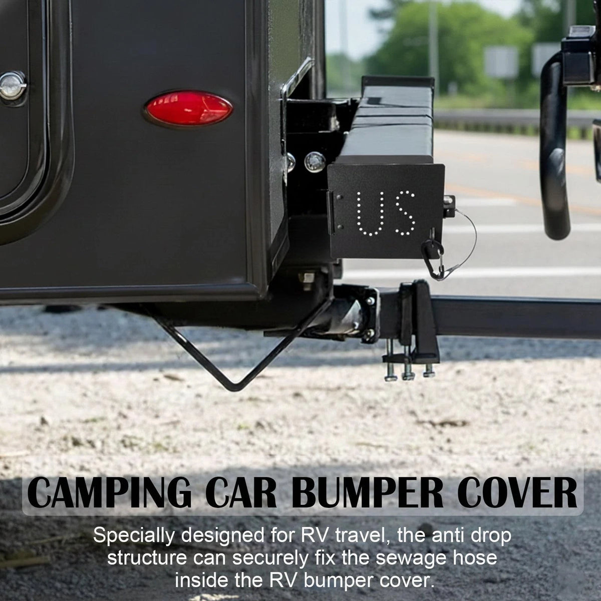 2X Aluminum RV Bumper End Caps for 4-Inch Square Bumpers (2010–2023)