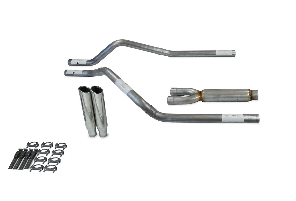Dual Exhaust Kit for GMC Jimmy (1992–1994) - 2.5" with Glasspack Tip