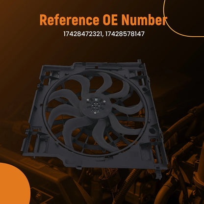 Cooling Fan Assembly for BMW X3 G01 X4 F26/G02 (2014–2024) 17428472321