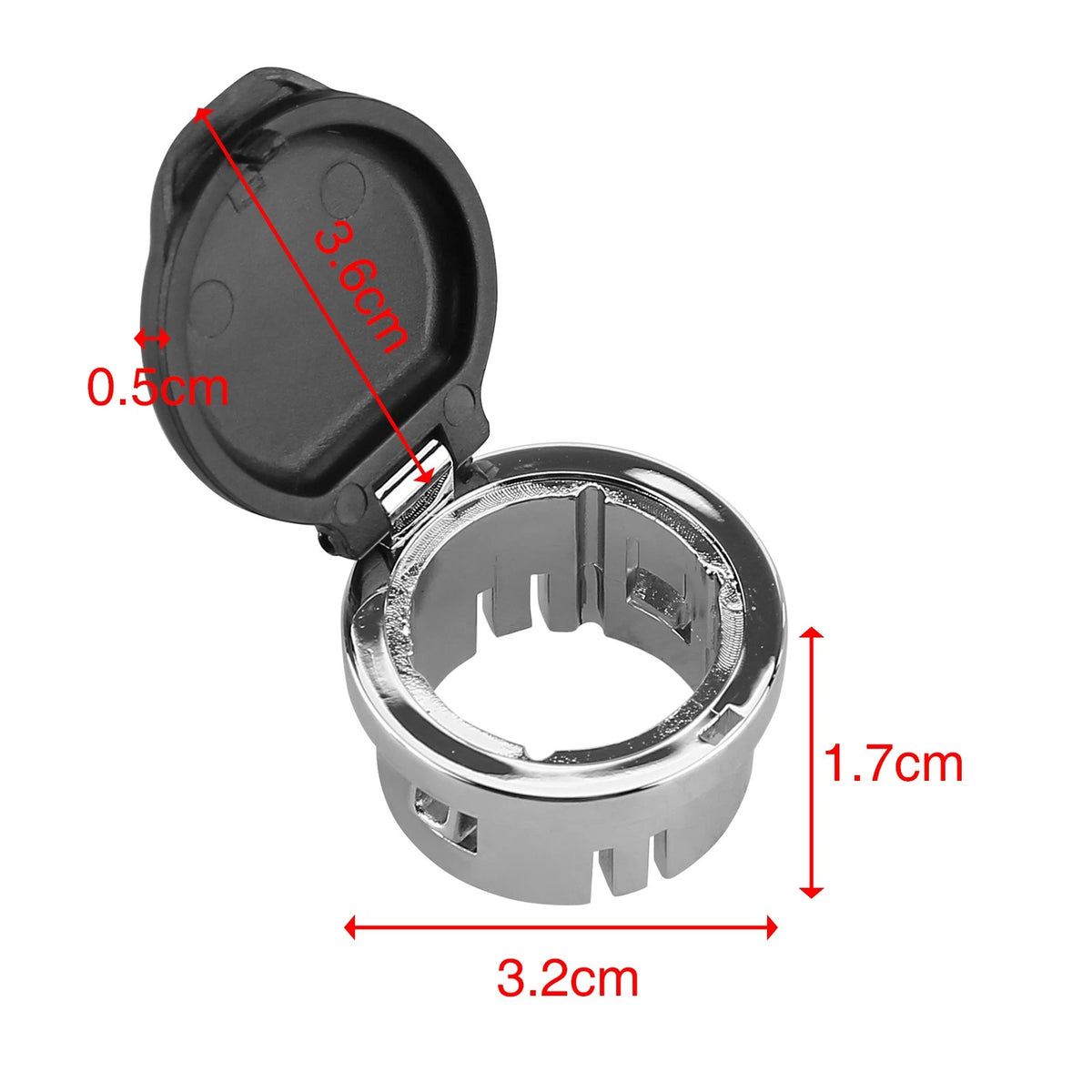 2X Cigarette Lighter Power Outlet Socket Cap Plug Cover for (02ITM4507ABK)