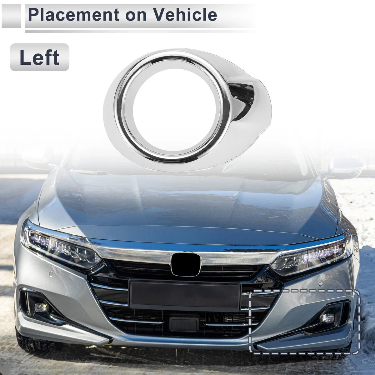 1 Pc Fog Light Grill for Ford Focus (2012–2014) No.BM5119953CB