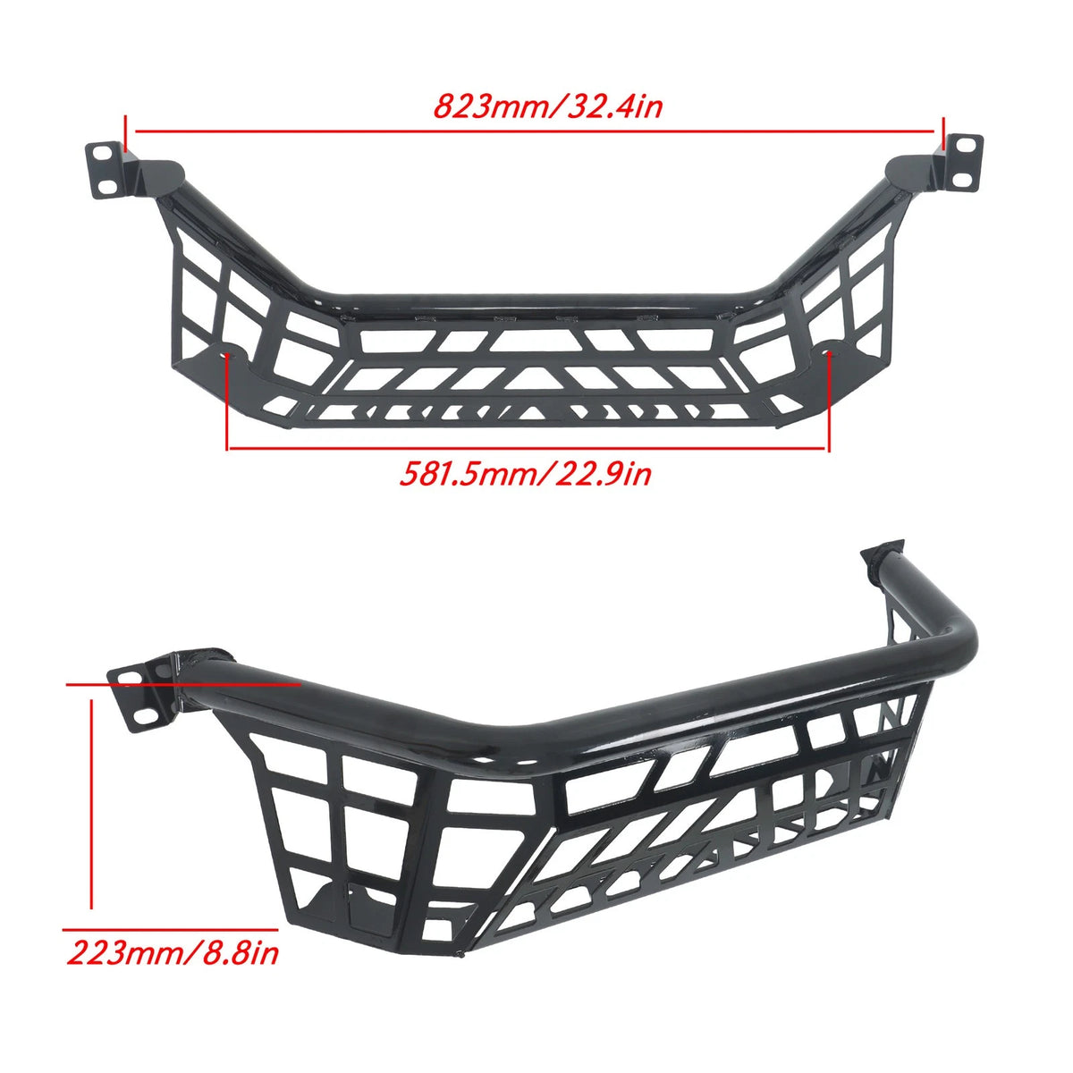 Luggage Rack Steel Bed Shell Rear Panel for Kawasaki Teryx KRX 1000 (2020–2023) MODP000006124