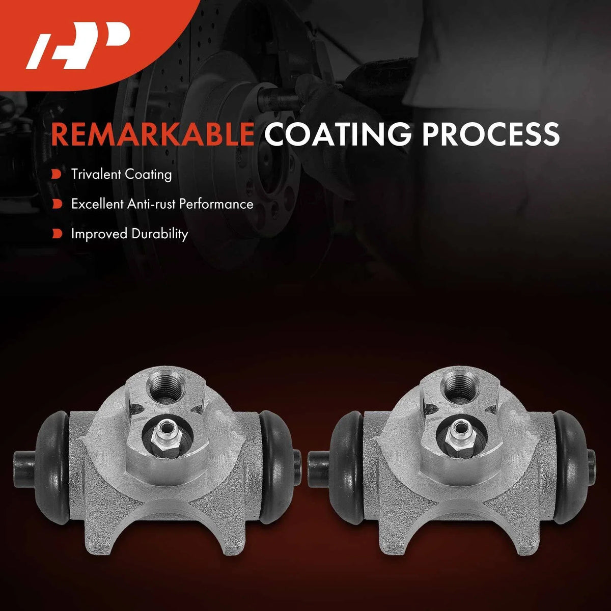 2X Rear Brake Wheel Cylinder for Chevy Camaro, Pontiac Firebird (1984–1992)