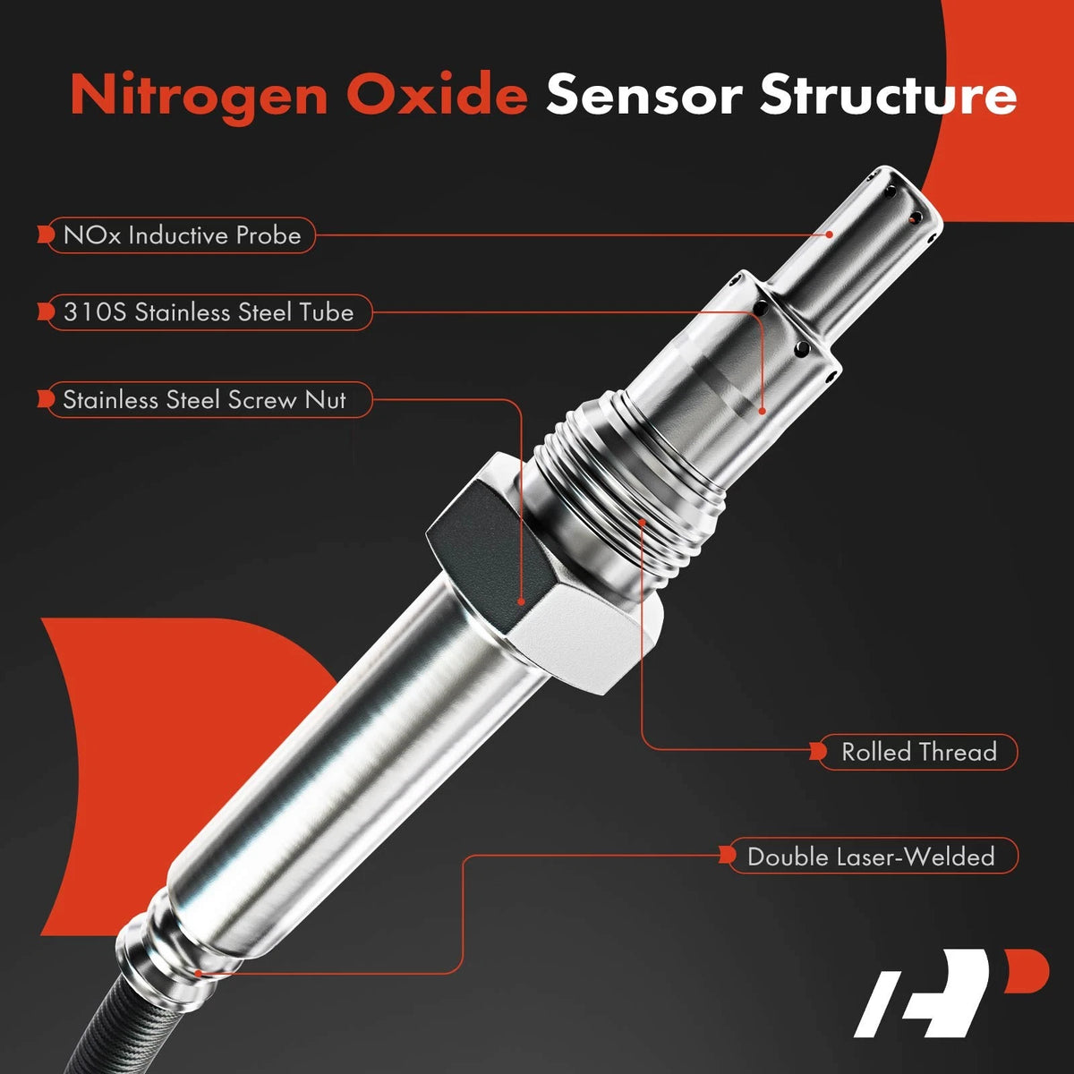 Rear Nitrogen Oxide Sensor for Audi Q7 (2017–2019) 4M0907807E, 4M0907807Q, V10720094