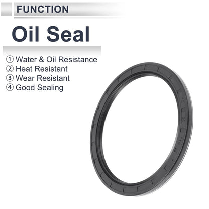 Set of 5 Oil Seal Rotary Shaft Seal for Various Models (90x110x7mm)