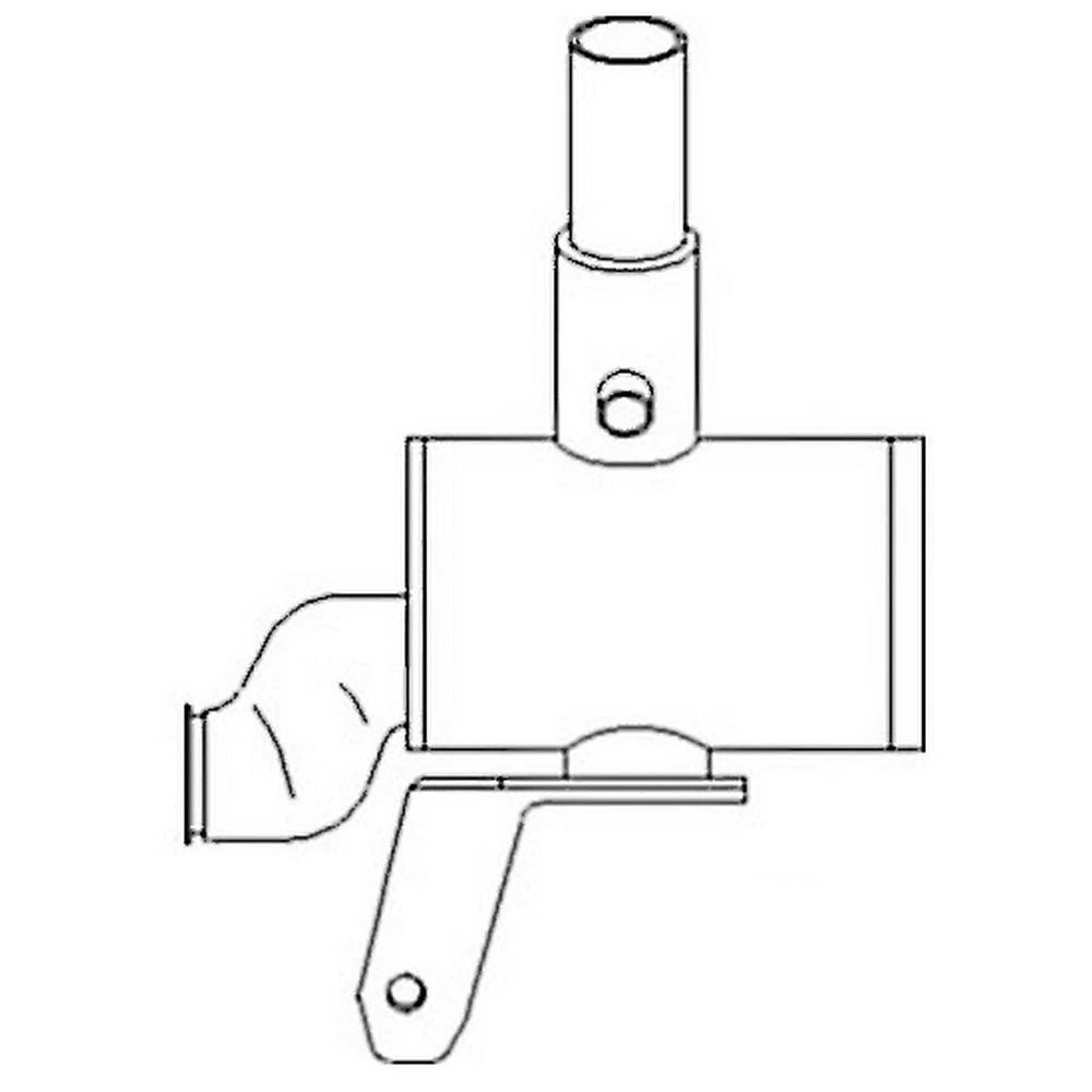 Muffler for Ford New Holland 7740, 6640, 5640, 2550