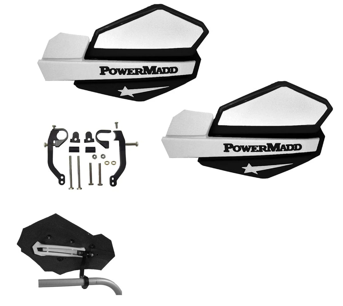 PowerMadd Star Series Hand Guard Mount for Yamaha YFZ 450/YFZ 450R (2004–2023)