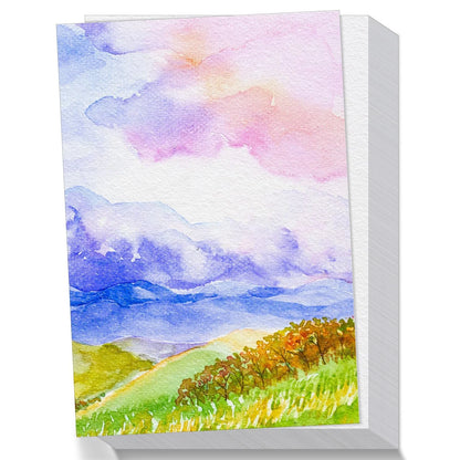 Set of 60 Sheets Watercolor Paper 5 x 7 Inch Cold Press 300GSM