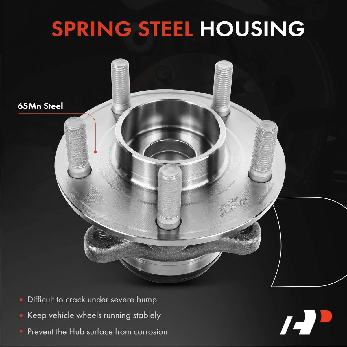 2X Rear Wheel Hub & Bearing Assembly with ABS for Ford Fusion (2014–2020)