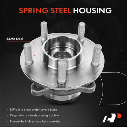 2X Rear Wheel Hub & Bearing Assembly with ABS for Ford Fusion (2014–2020)