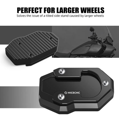 Kickstand Side Stand Enlarger Pad for Harley Sportster S RH1250S (2021–2024)