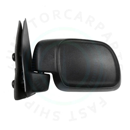 Front Left Clear Manual Fold Side Mirror for Ford F250 (1999–2015)