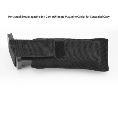 2X Horizontal Magazine Concealed Carrier for Pistol (Black)