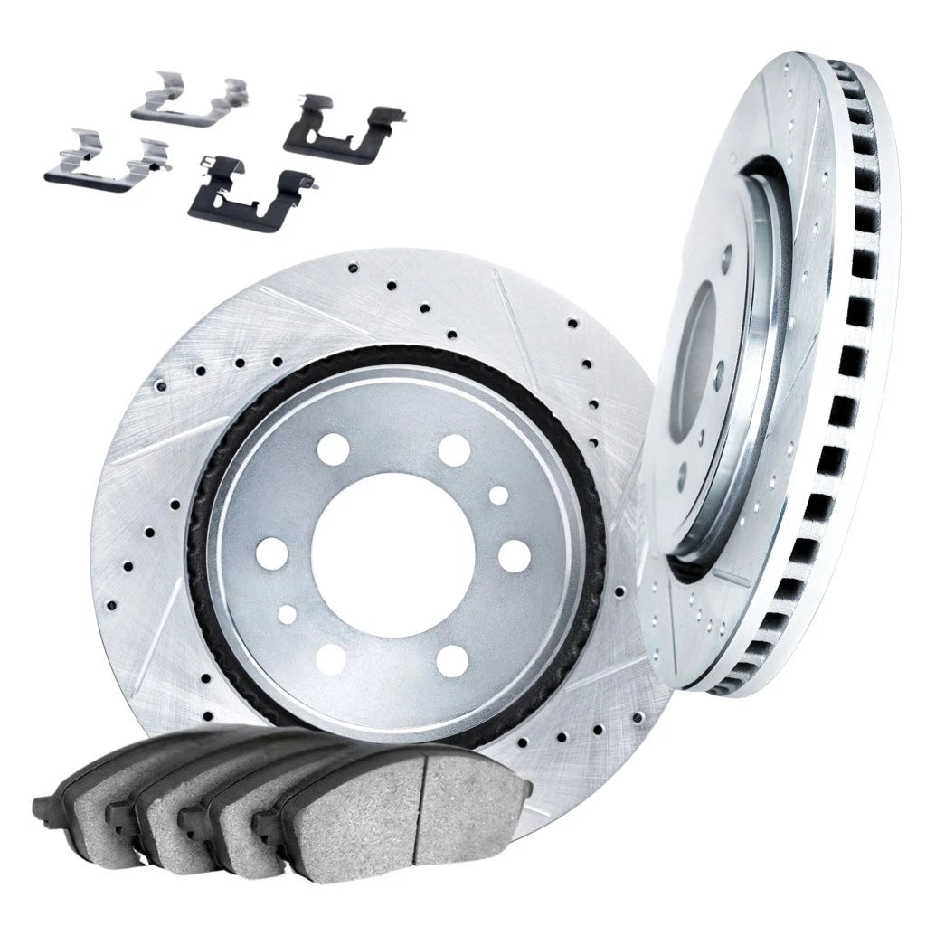 Brake Rotor Set Front for Toyota Land Cruiser (2010–2011) ALX-PAU-DF-7412-76022-CLA3