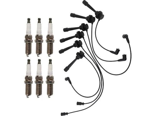 Spark Plug Wire Set with Spark Plugs for Mitsubishi Montero Sport (76876PMZR)