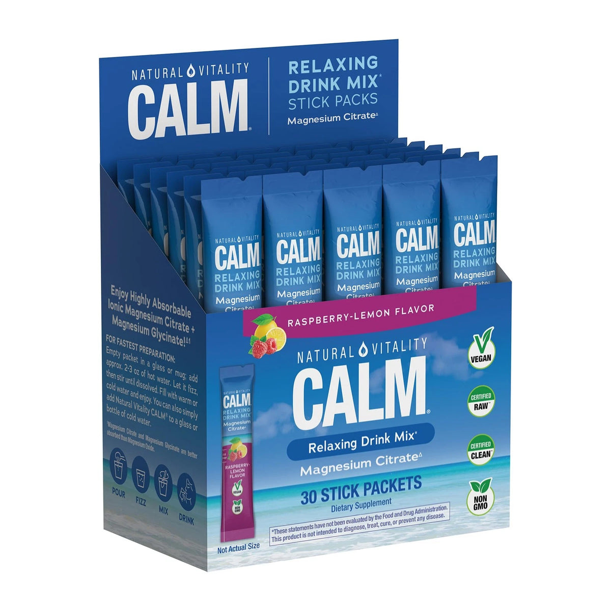 Natural Vitality Calm Magnesium 3.6 Ounce (30 Count)