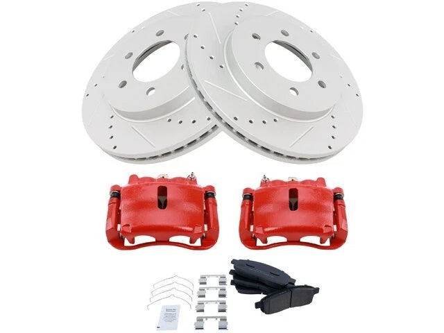 Set of 4 Brake Pads Rotors Calipers for Lincoln Mark LT (2006–2008) 71725PGZH