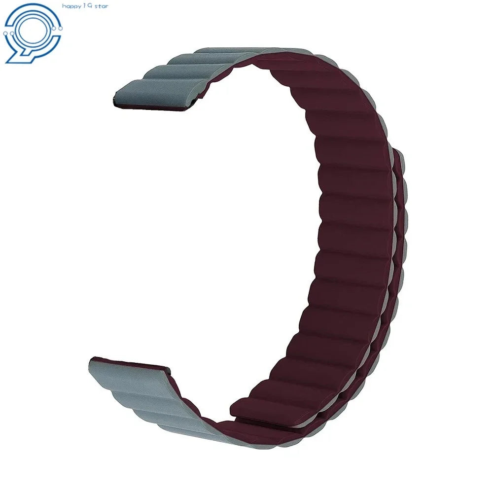 Silicone Magnetic Watch Band for Universal Fit (20-22mm)