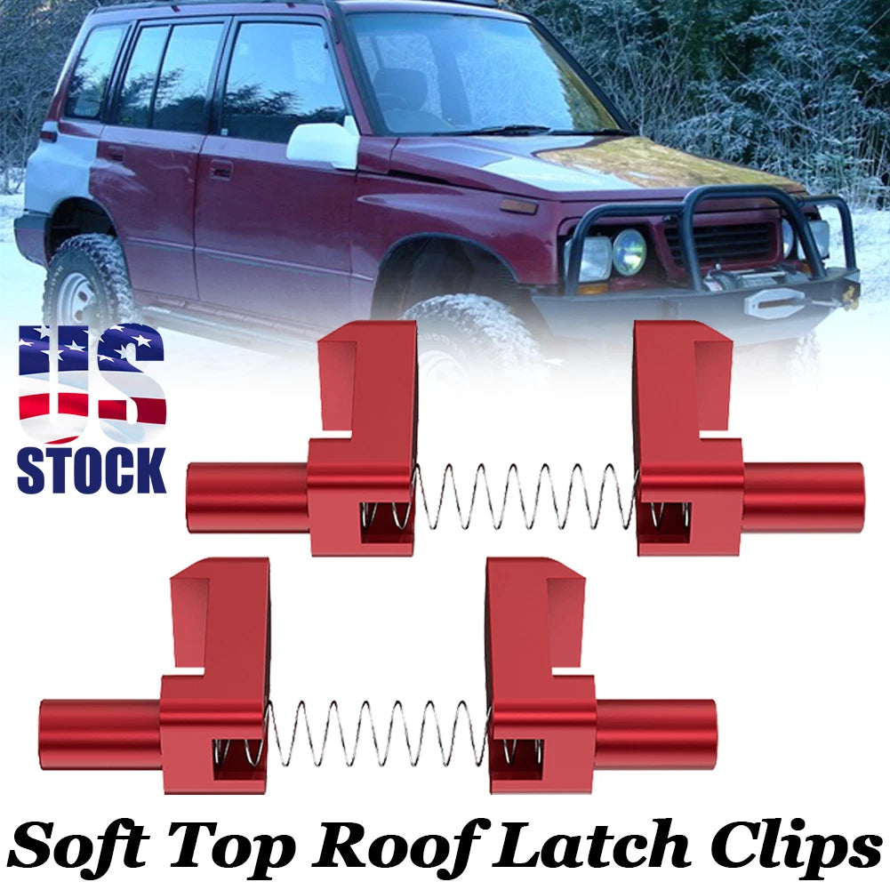 Soft Top Roof Latch Clips Springs Kit for Geo Tracker Suzuki Sidekick