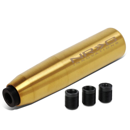 5" Weighted Manual Shift Knob for Universal Applications (SK-480GD) Chrome Gold