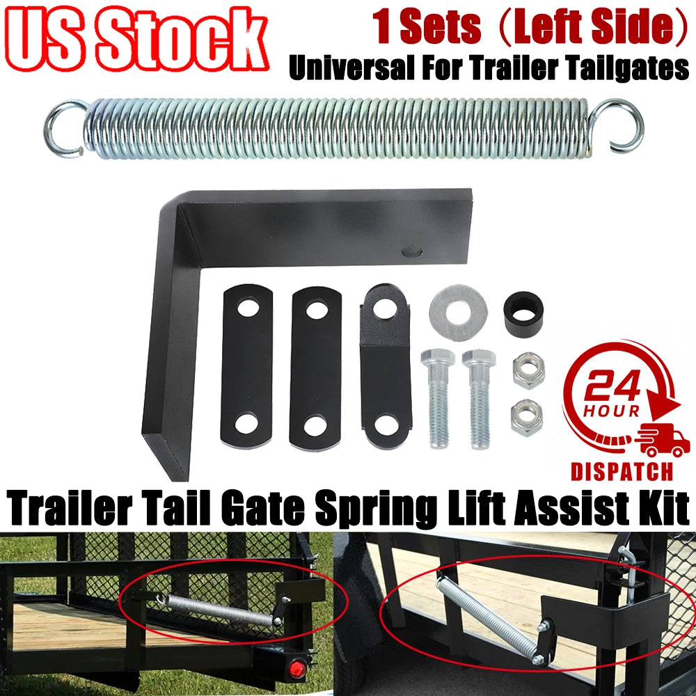 Trailer Tail Gate Spring Lift Assist Kit for Utility & Trailer Tailgates