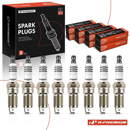 Set of 8 Iridium Platinum Spark Plugs for Ford F-150 F-250 (1997–2010)