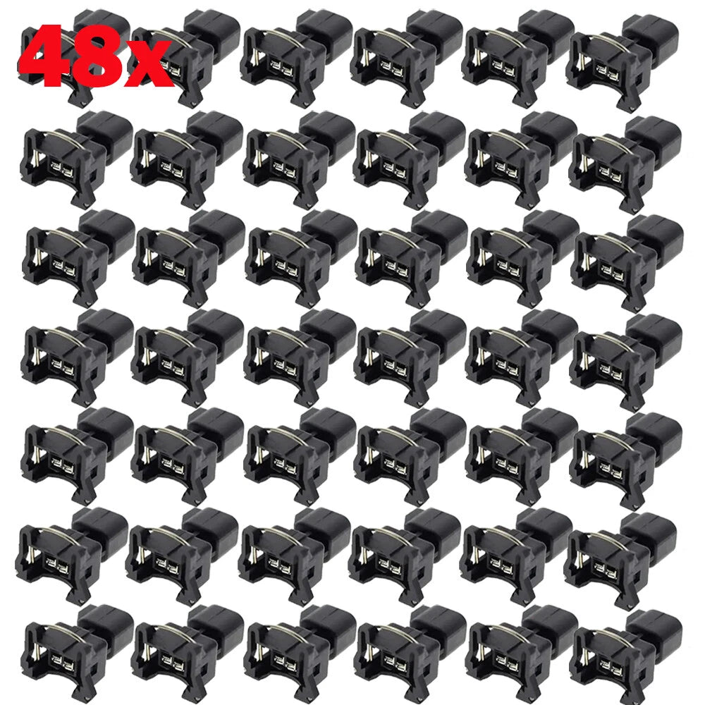 48X Fuel Injector Connector Adapter for EV6 to EV1 USCAR LS2 LS3 LSX