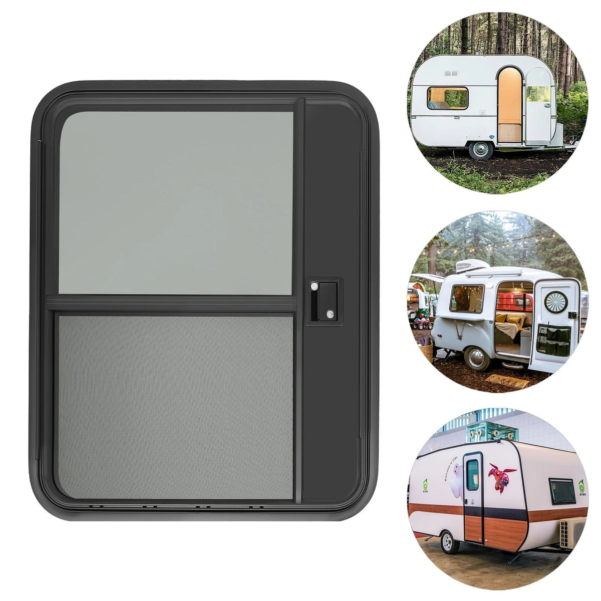 30" x 36" Left Driver Side Entry Door for RV Teardrop Camper