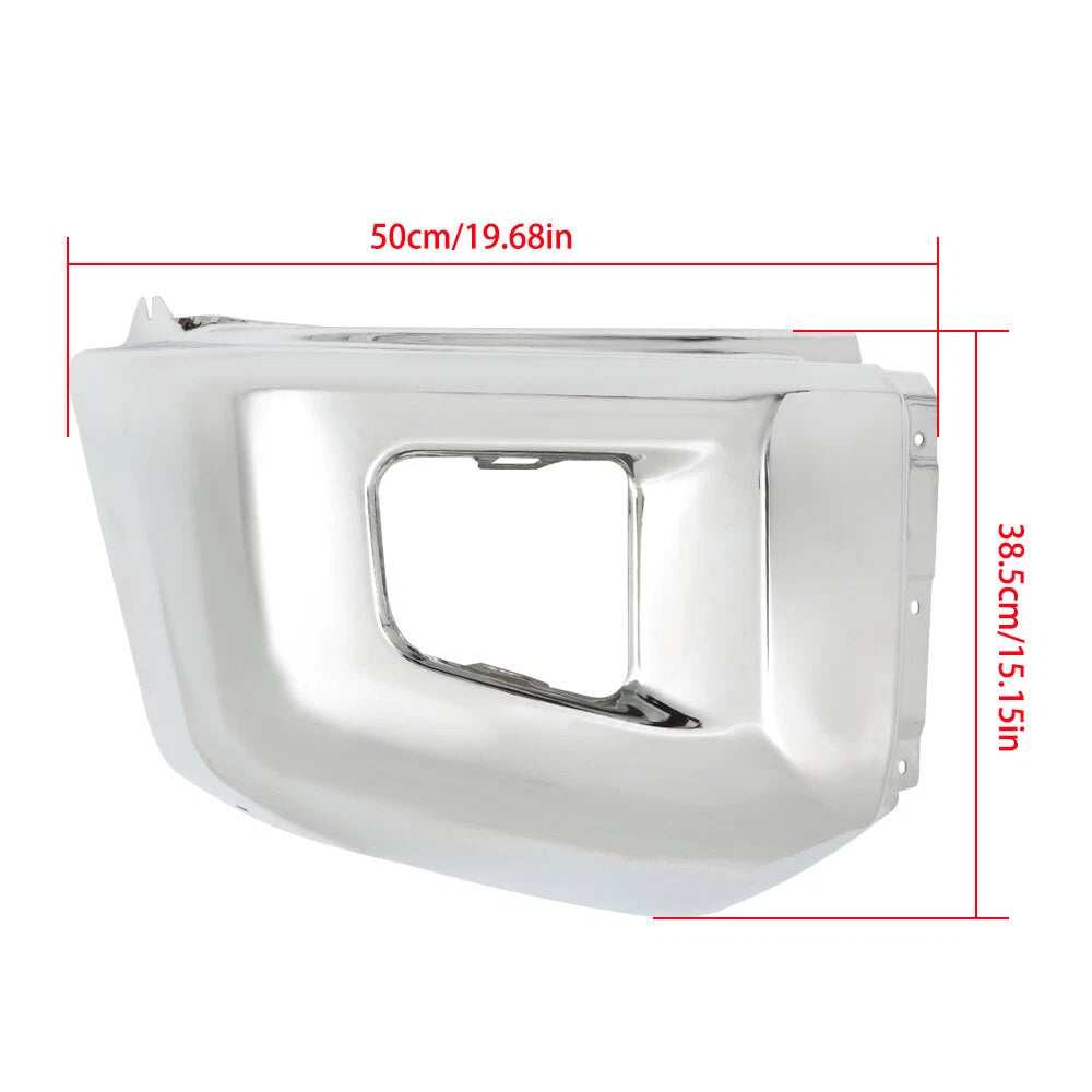 Front Bumper End Cap for Toyota Tundra (2014–2021) 521120C040 Chrome