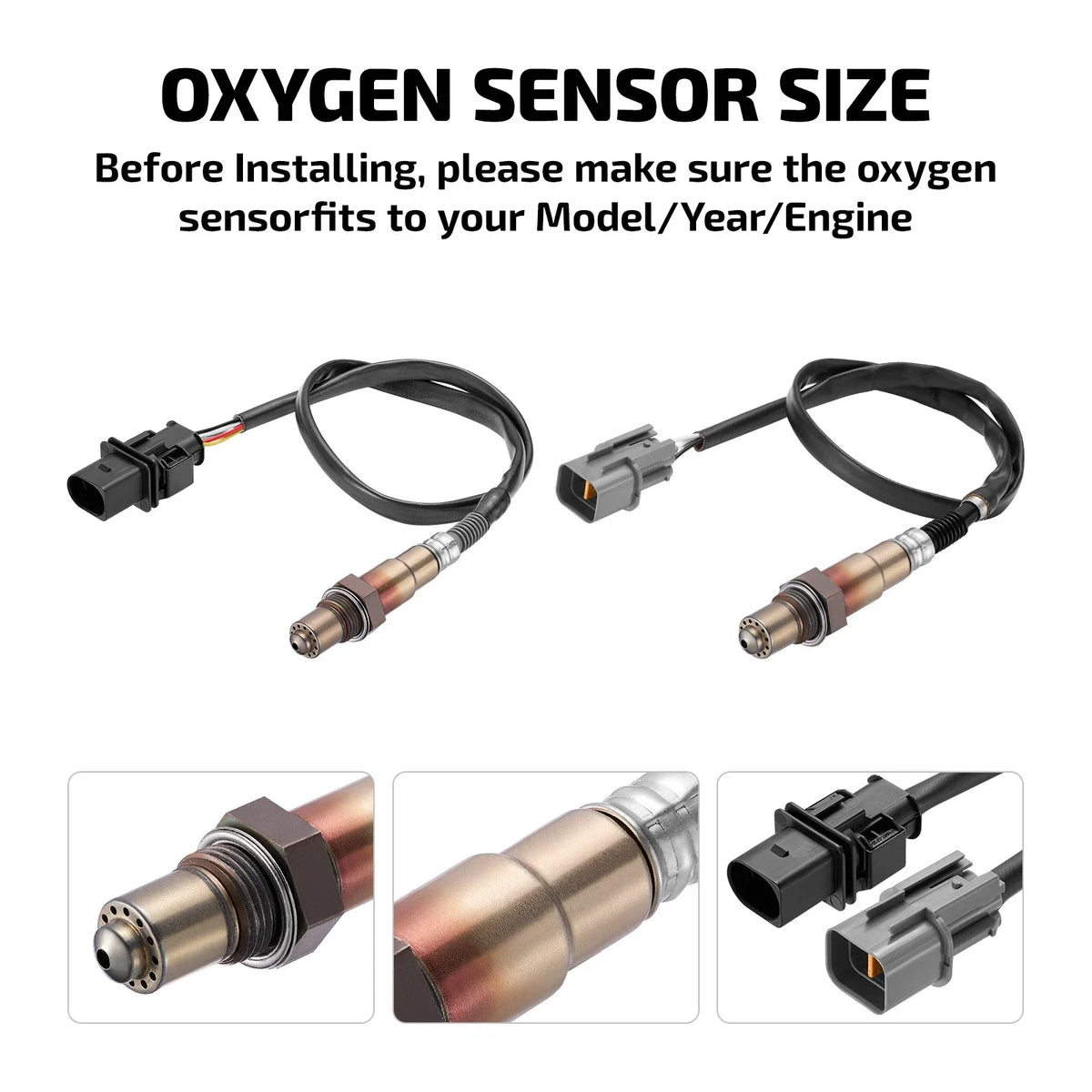 2X Up Downstream Oxygen O2 Sensor for Kia Soul Rio 1.6L (2012–2018) 234-5055