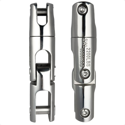 316 Stainless Steel Boat Anchor Swivel for 3/8" to 1/2" Chain