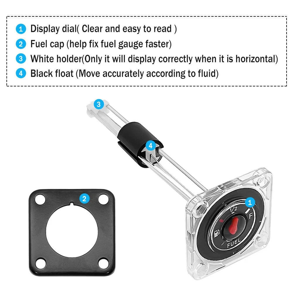 Fuel Gas Gauge for Suzuki QuadRunner 500 LTF500F 4x4 (1998–2002)