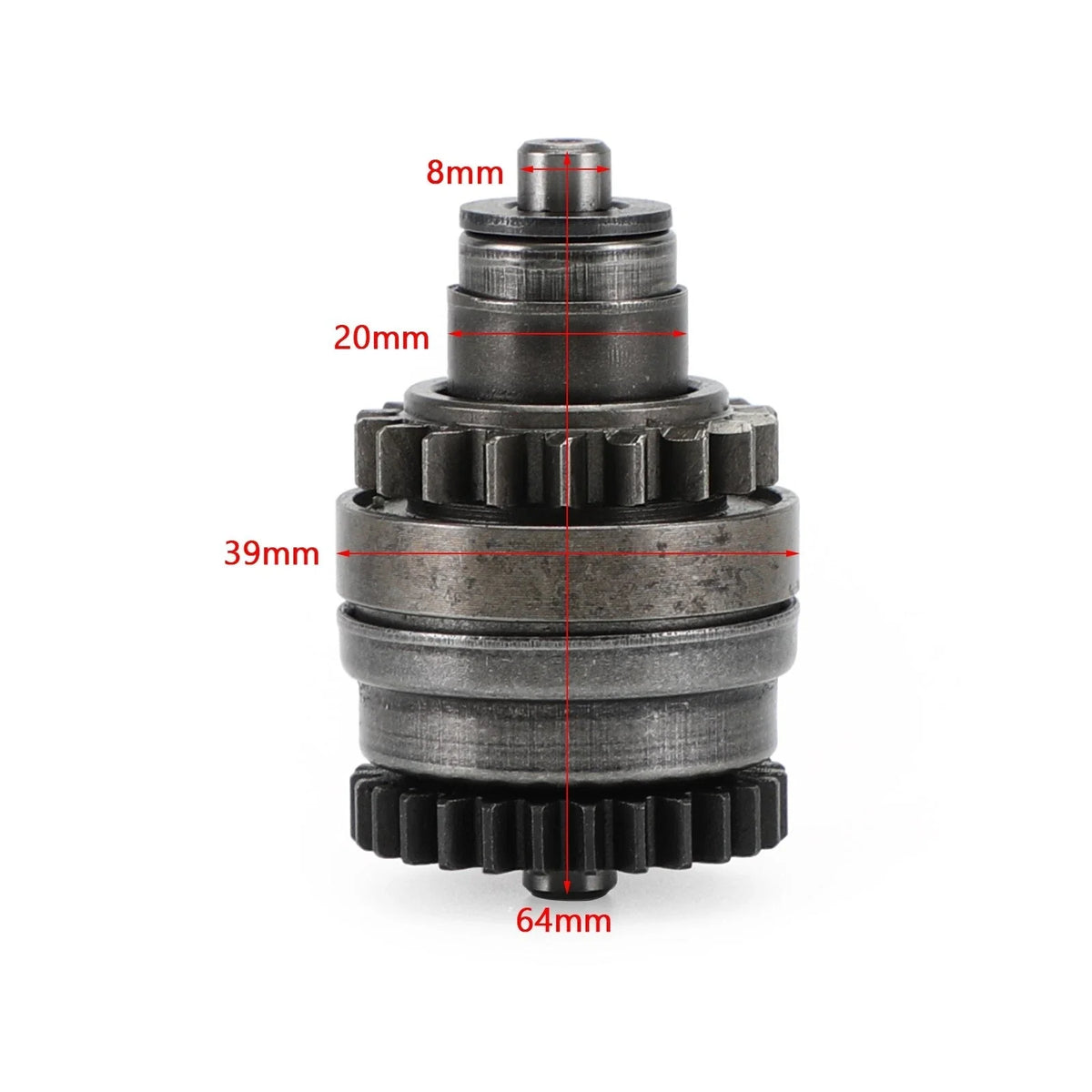 Starter Drive Bendix Gear for KTM 200/250/300 EXC/XC-W/XC (2008–2016) 55140026100 T9