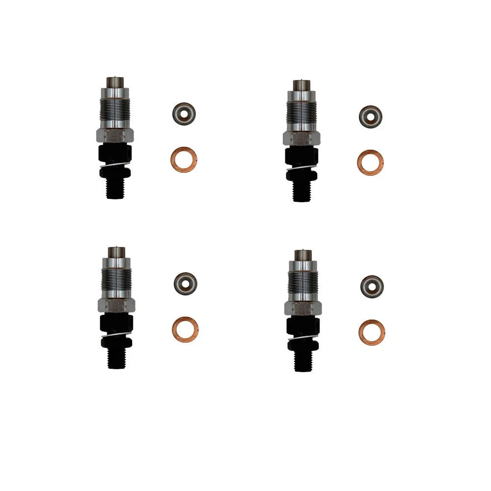 Set of 4 Fuel Injection Injectors for Kubota R520S SQ1200 Generator