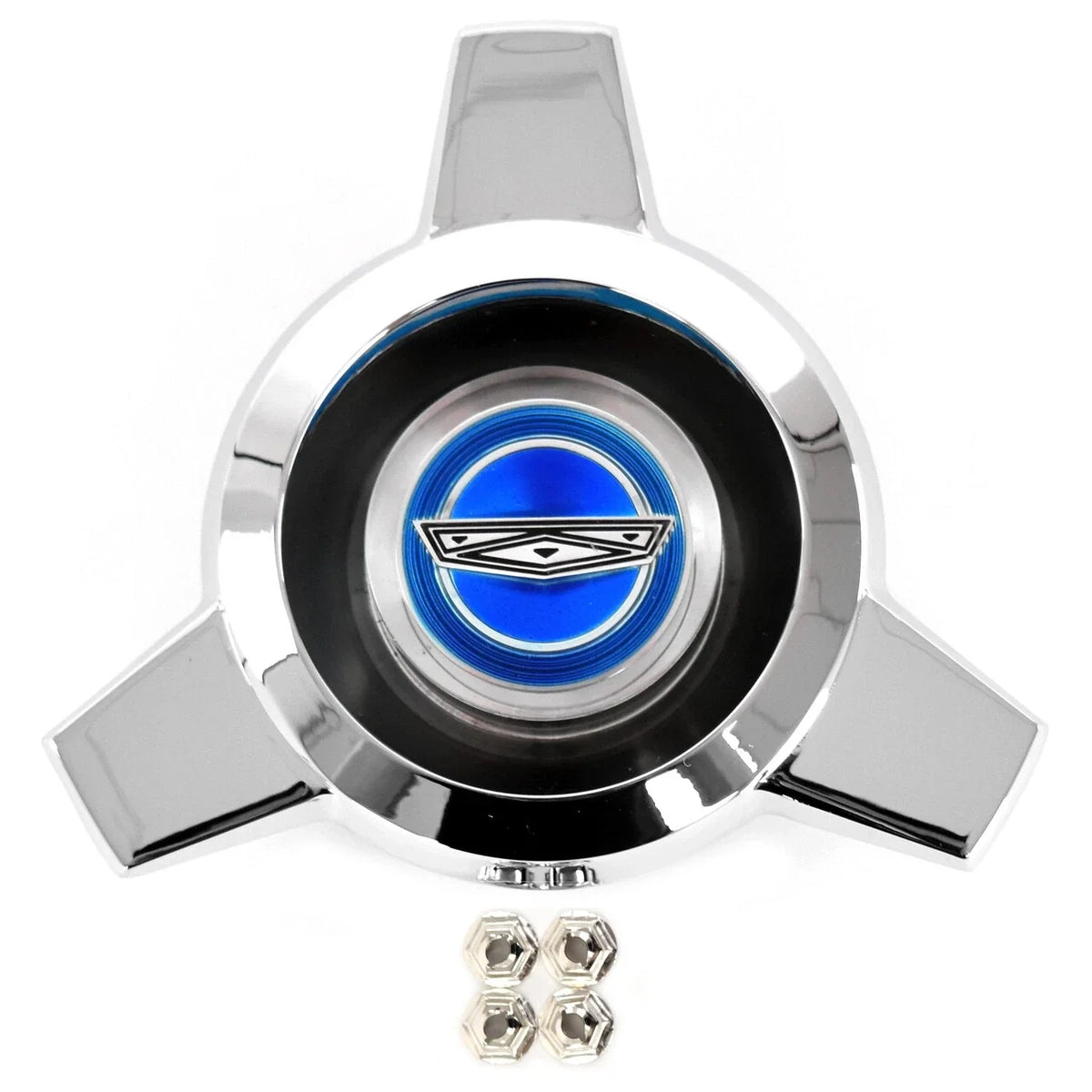 Wire Wheel Center Spinner Hub Cap Replacement for 1965-1966 Ford Mustang & Galaxie