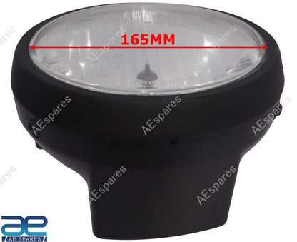 Head Light Head Lamp + Bulb for Royal Enfield Himalayan Scram 411 (RAN00467)