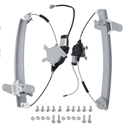 Set of 2 Window Regulators & Motors for Lincoln Town Car (1998–2011)