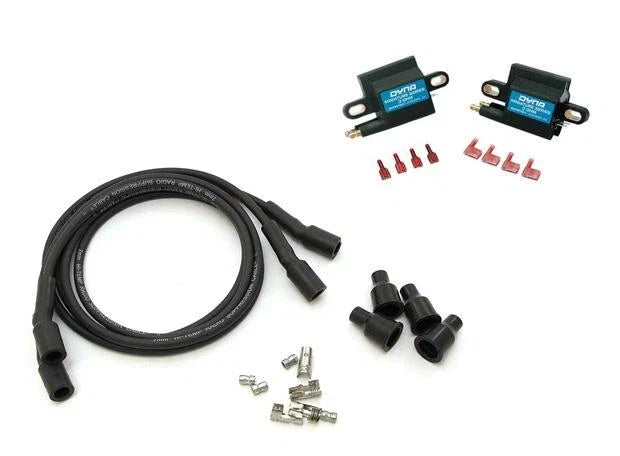 Dyna Ignition 3 Ohm Dual Mini Coil DC1-2 Wires DW-200 for Kawasaki ZX11 (1990–1993)