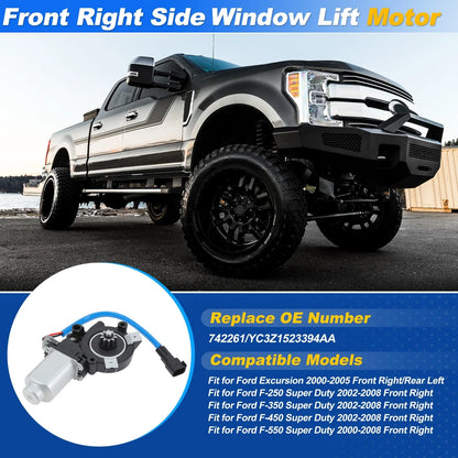 Front Right Power Window Motor 742261/YC3Z1523394AA for Ford Excursion (2000–2005)