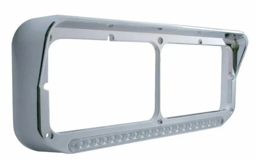 2X Dual Headlight Bezel w/ Visor for (UP#32347)
