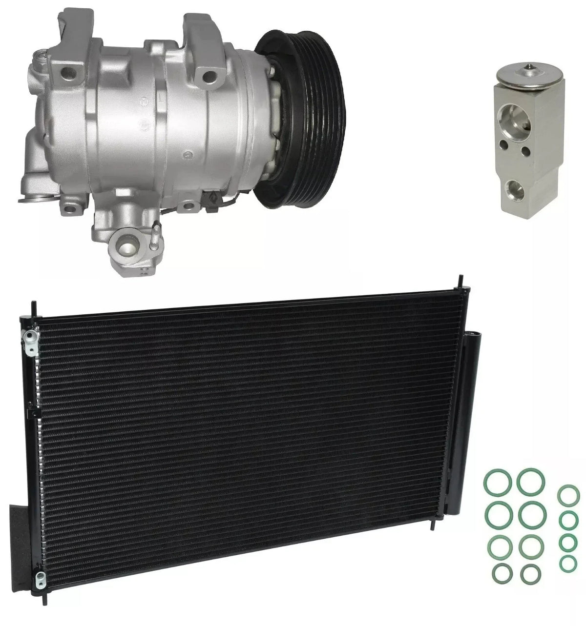 AC Compressor Kit With Condenser for Honda Odyssey 3.5L (2010–2010)