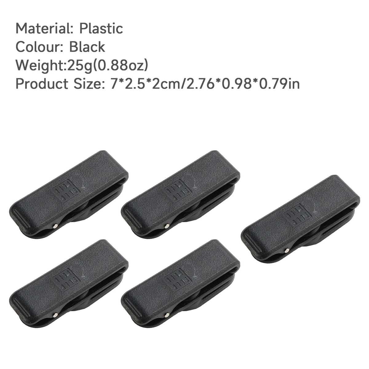 5X Belt Clip for Walkie Talkie SL1M SL2M SL300 SL1600 (E002-E185-5PCS)