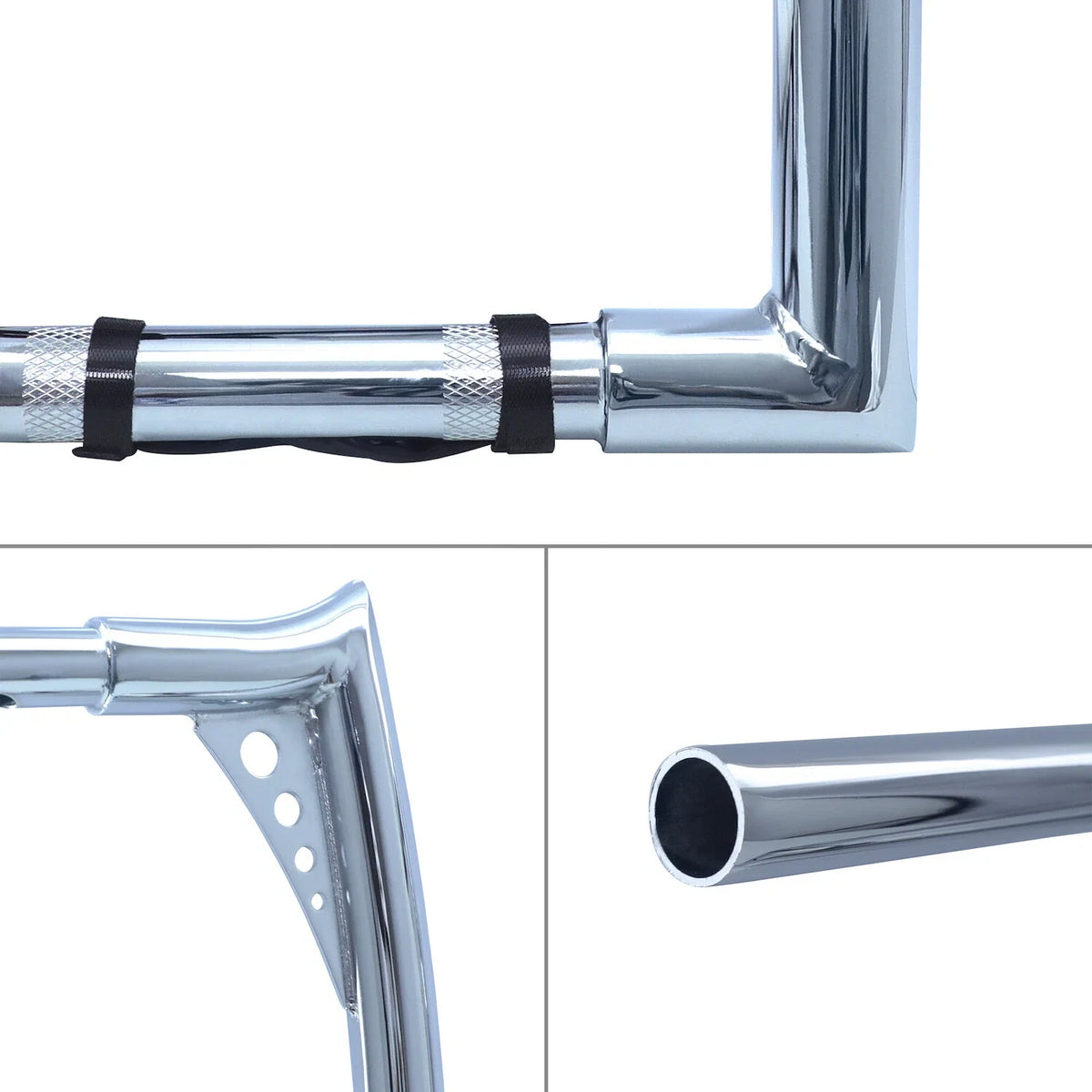 Chrome 16" Prewired Handlebar for Harley FLHR FLHRC (2016–2023)