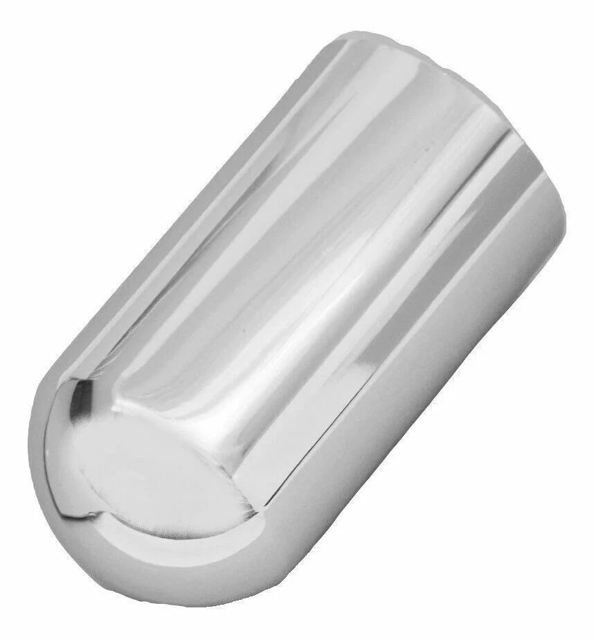 Set of 5 Chrome Screw-On Dome Lug Nut Covers for #10563B