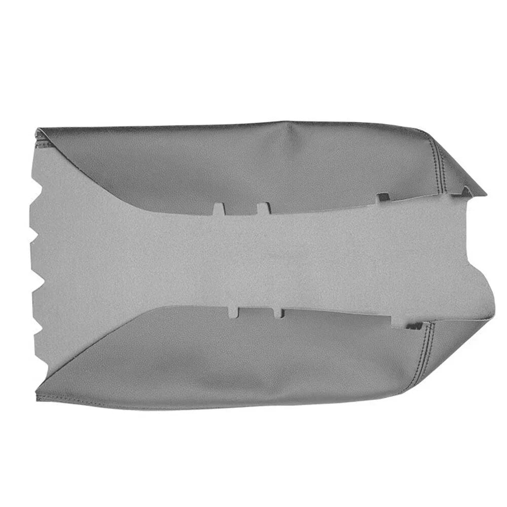 Leather Center Console Armrest Lid Cover for 2007-2013 Toyota Tundra Gray