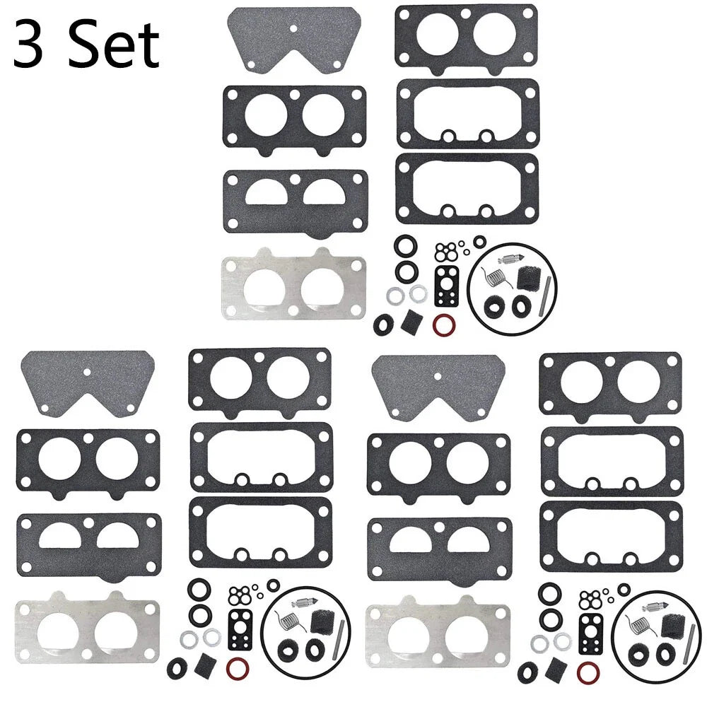 Set of 3 Carburetor Repair Kits for B&S 797890 499812 699734 699735